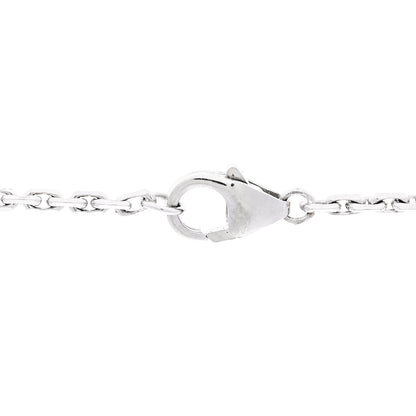 Cartier 18K White Gold 6 Diamonds LOVE Pendant Necklace 4 of 6