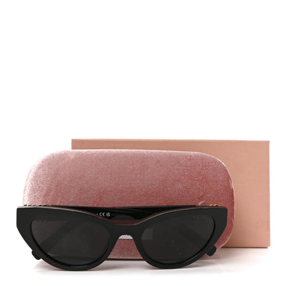 Miu Miu Acetate Cat Eye Sunglasses SMU A04 Black 7 of 7