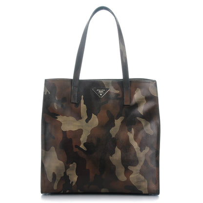 Prada Saffiano Soft Camouflage Military Tote Mimetico 1 of 8