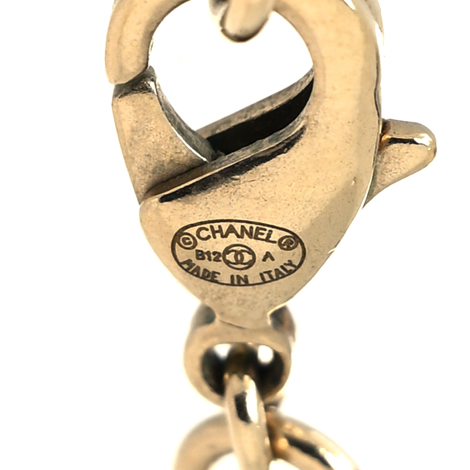 Chanel Enamel Charming Chic Classic Flap CC Charm Necklace Black 5 of 5