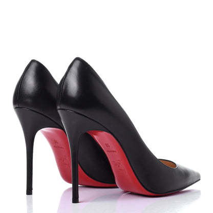Christian Louboutin Kid Decollete 554 100 Pumps 38 Black 4 of 14