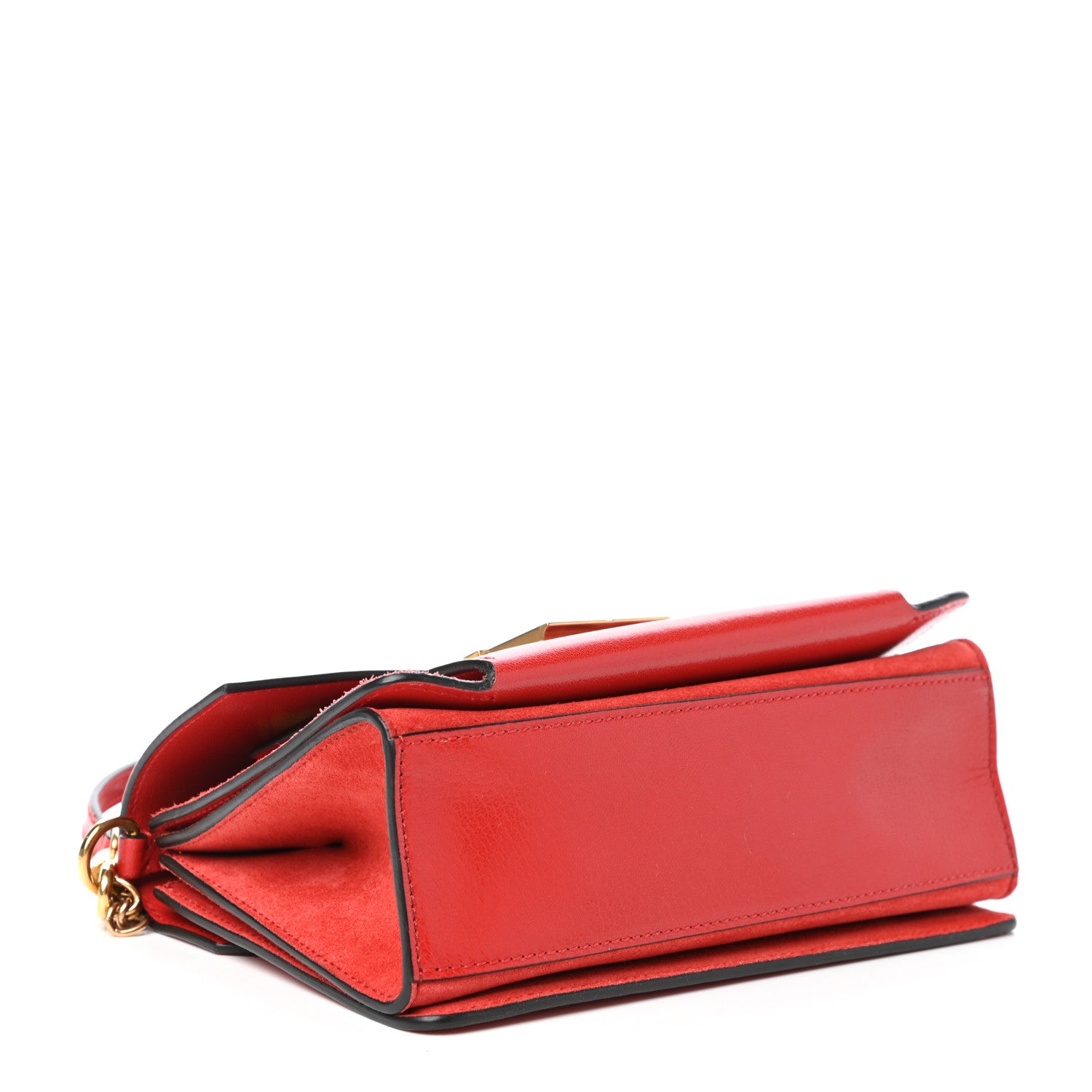 Givenchy Goatskin Small GV3 Shoulder Bag Dark Orange 4 of 9