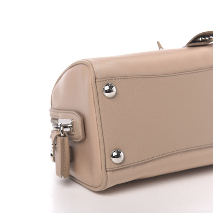 Prada Tessuto Nylon Saffiano Re-Edition 2005 Top Handle Crossbody Bag Cammeo 8 of 10