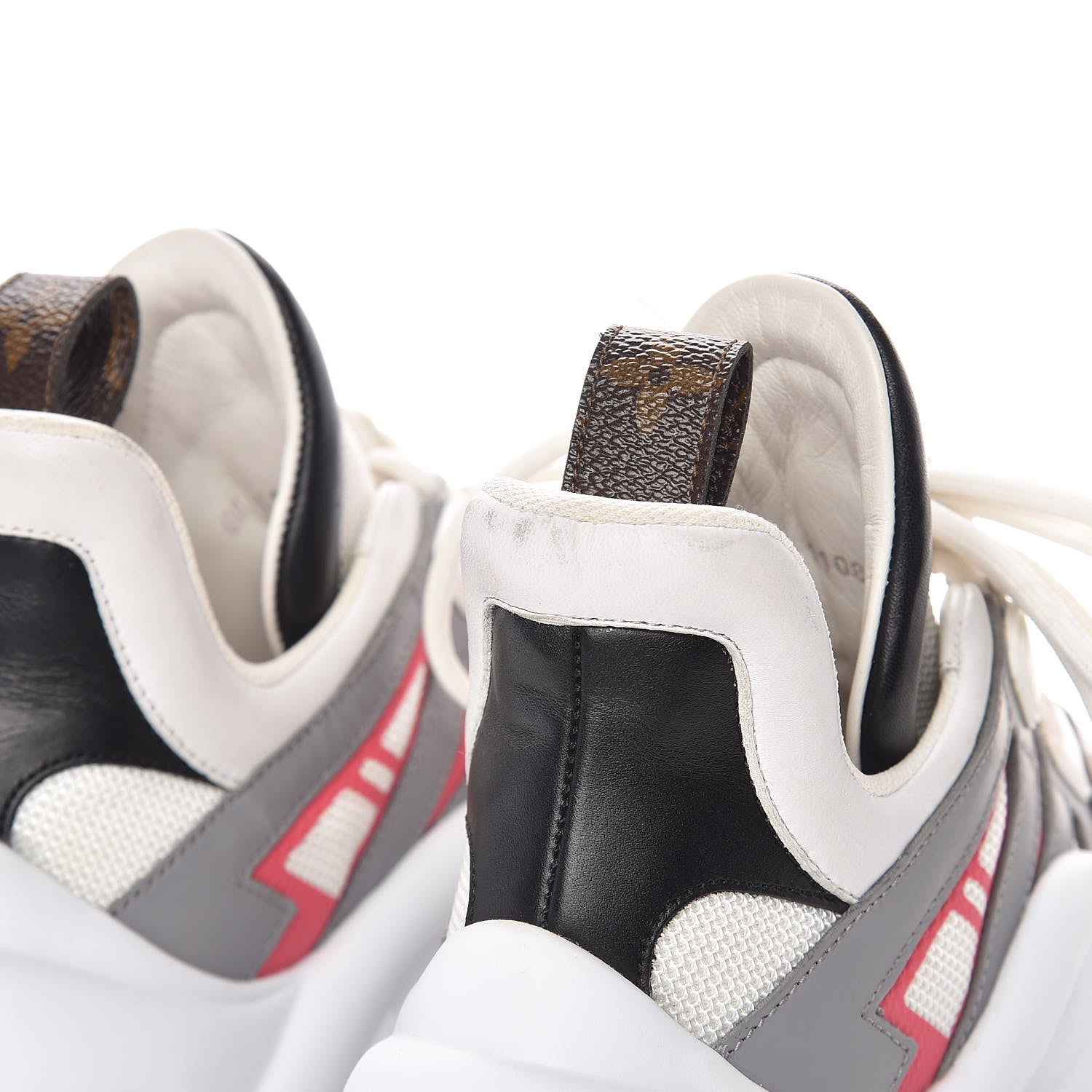 Louis Vuitton Calfskin Technical Nylon LV Archlight Sneaker 36 White 5 of 8