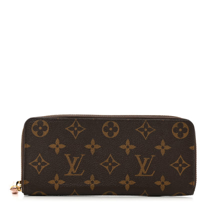 Louis Vuitton Monogram Clemence Wallet Rose Ballerine 1 of 6