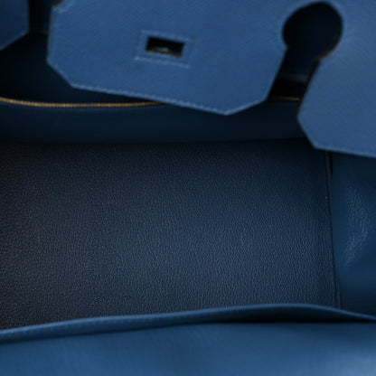 Hermes Epsom Birkin 35 Bleu Agate 5 of 10