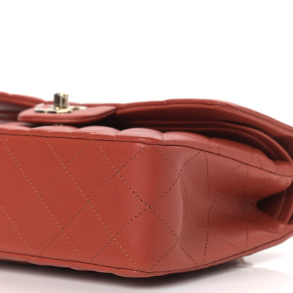 Chanel Lambskin Quilted Small Double Flap Brown 9 of 10