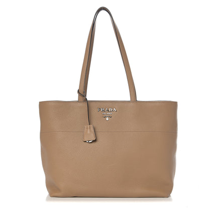 Prada Vitello Phenix Zip Shopping Tote Cammeo 1 of 8
