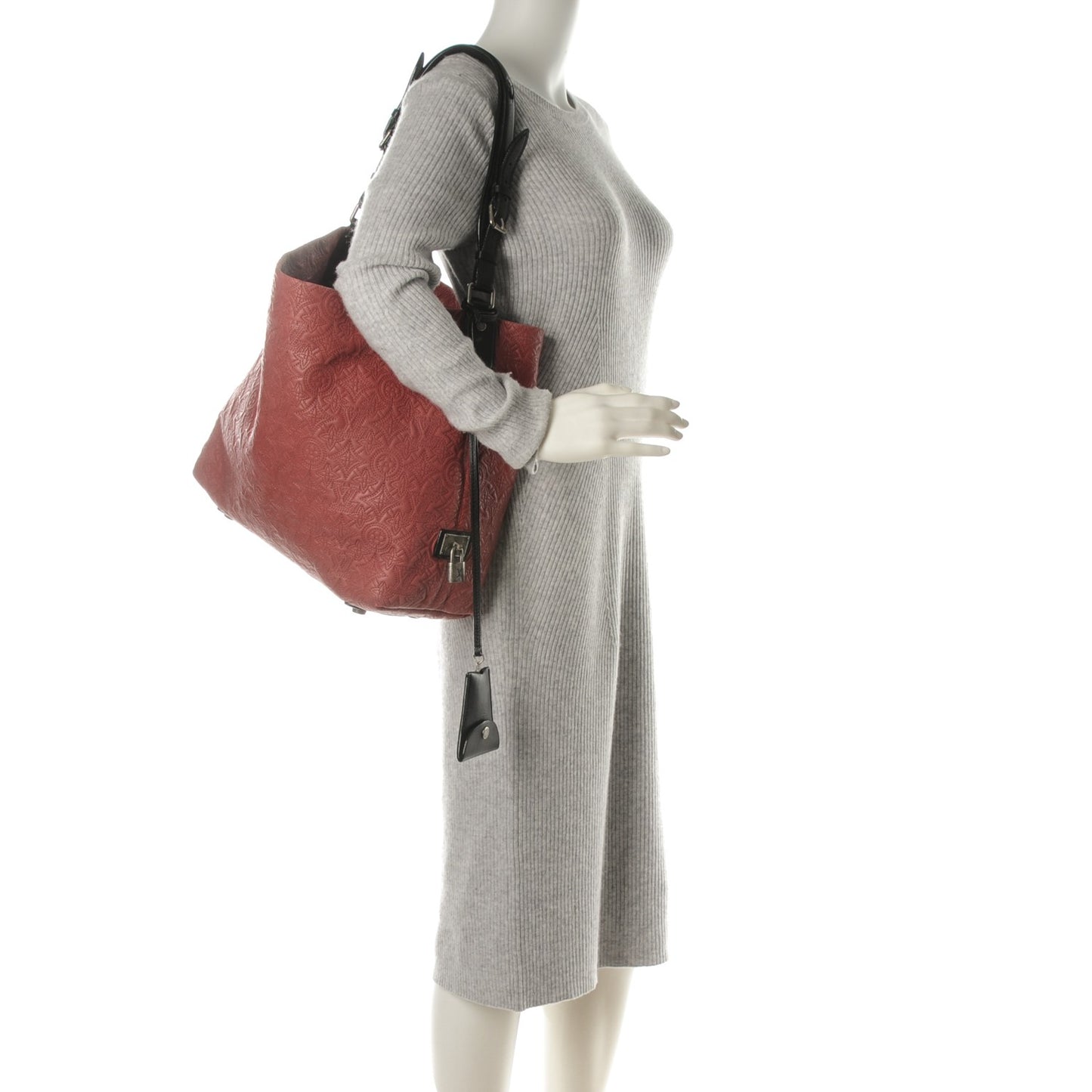 Monogram Lambskin Antheia Hobo PM Framboise