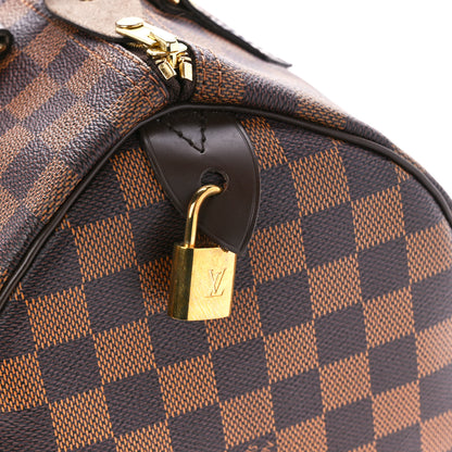 Louis Vuitton Damier Ebene Speedy 30 9 of 12