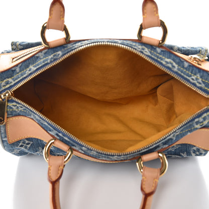 Louis Vuitton Monogram Denim Neo Speedy Blue 5 of 7