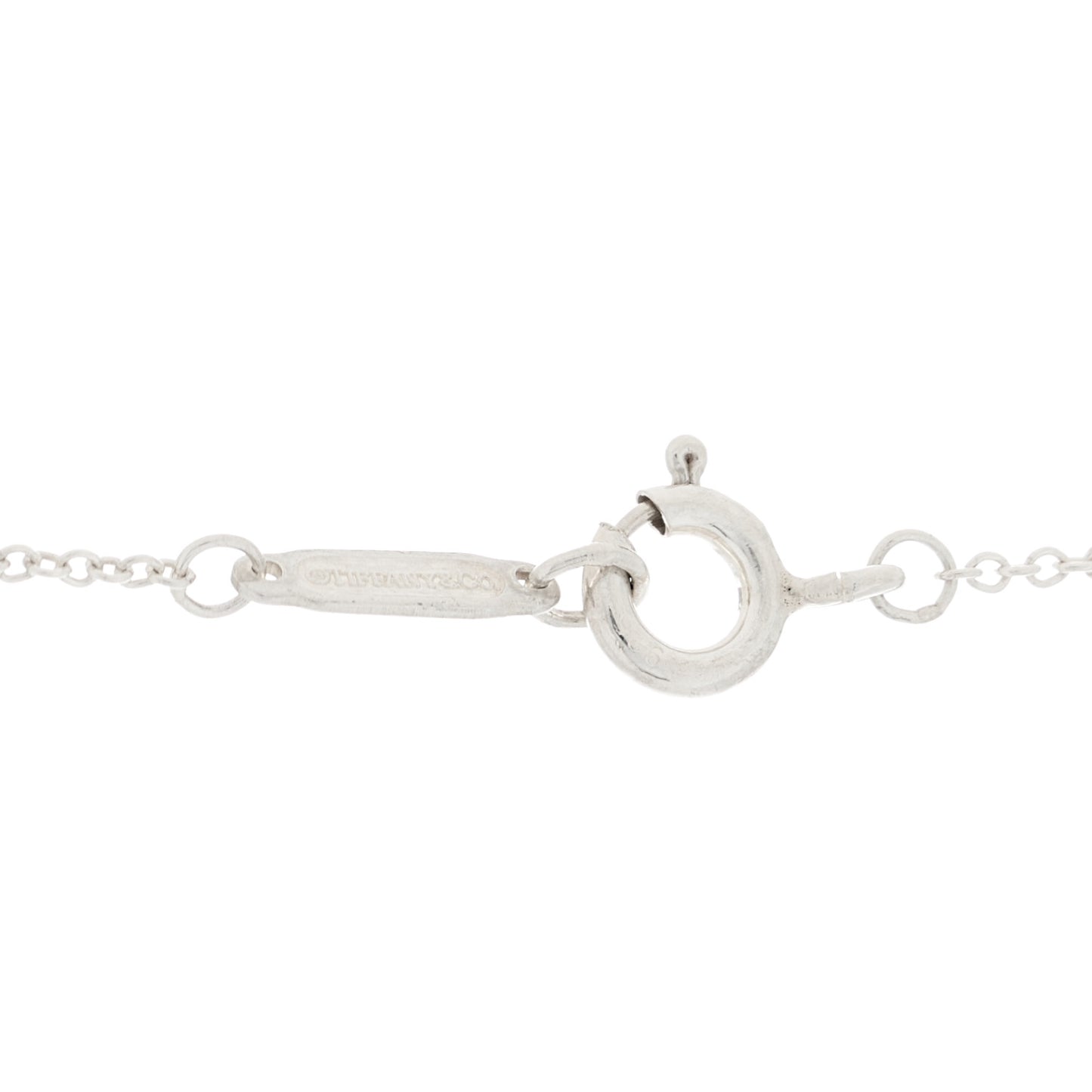 Sterling Silver Rubedo Small Interlocking Circles Pendant Necklace
