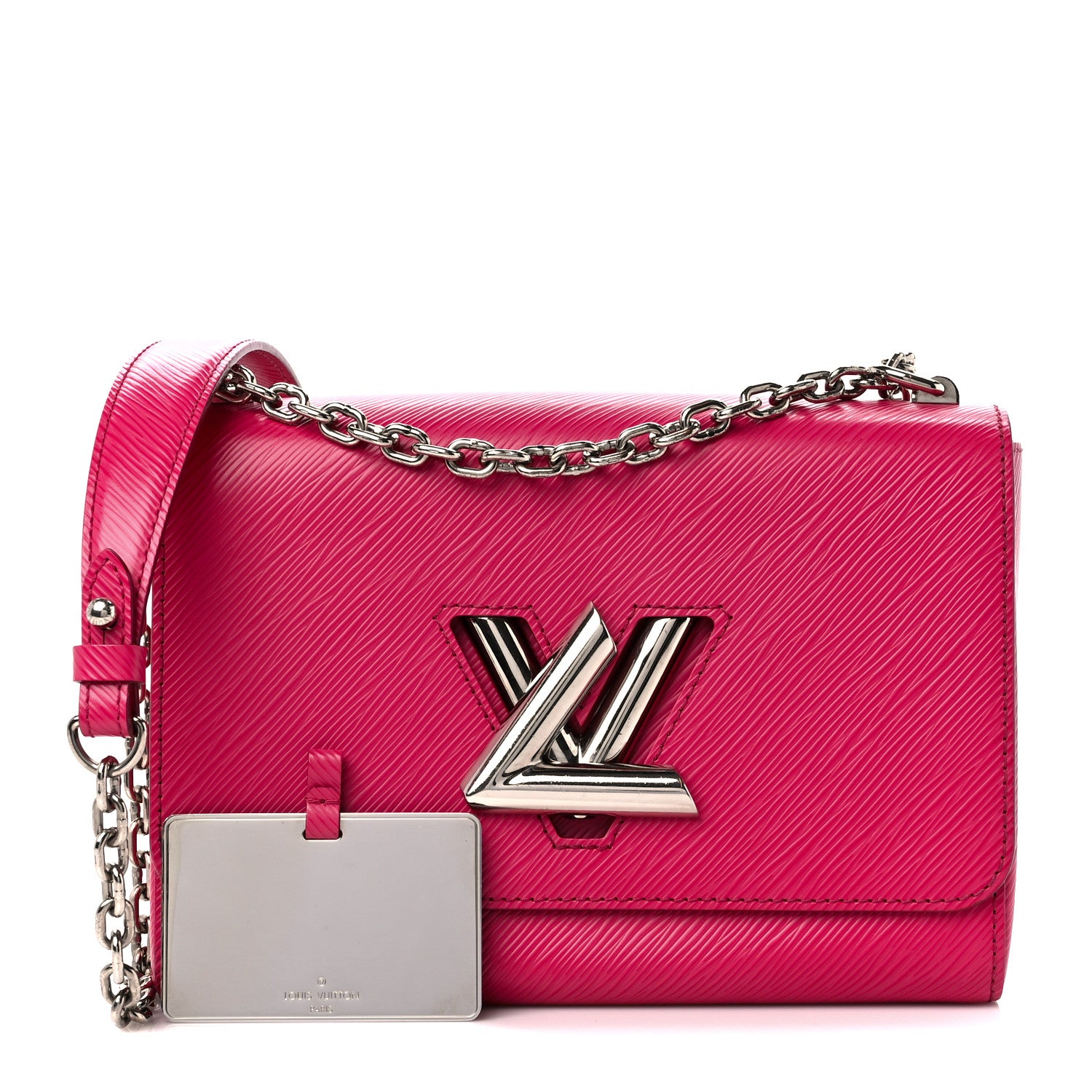Louis Vuitton Epi Twist Shoulder Bag MM Hot Pink 3 of 11