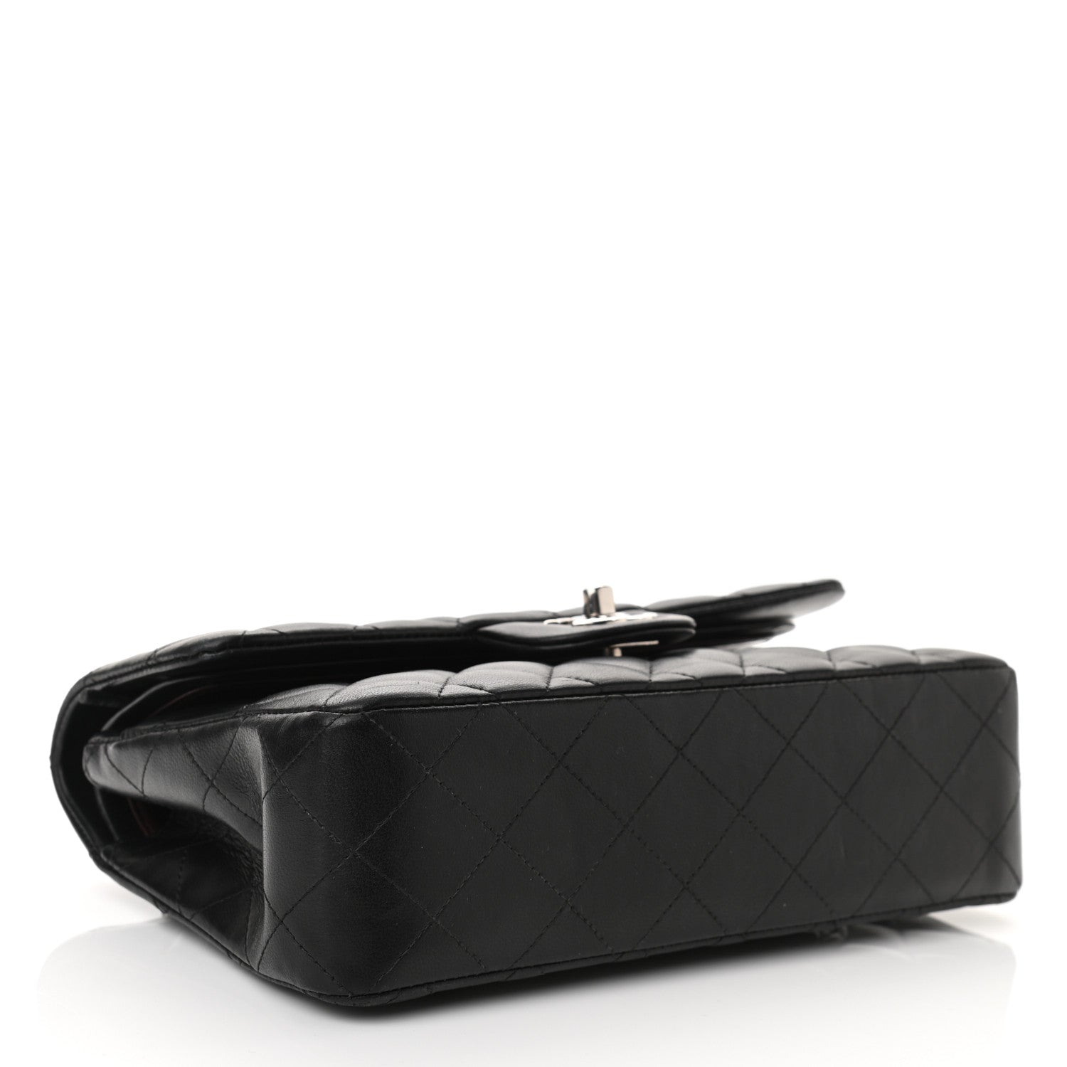 Chanel Lambskin Quilted Small Double Flap Black 4 of 10