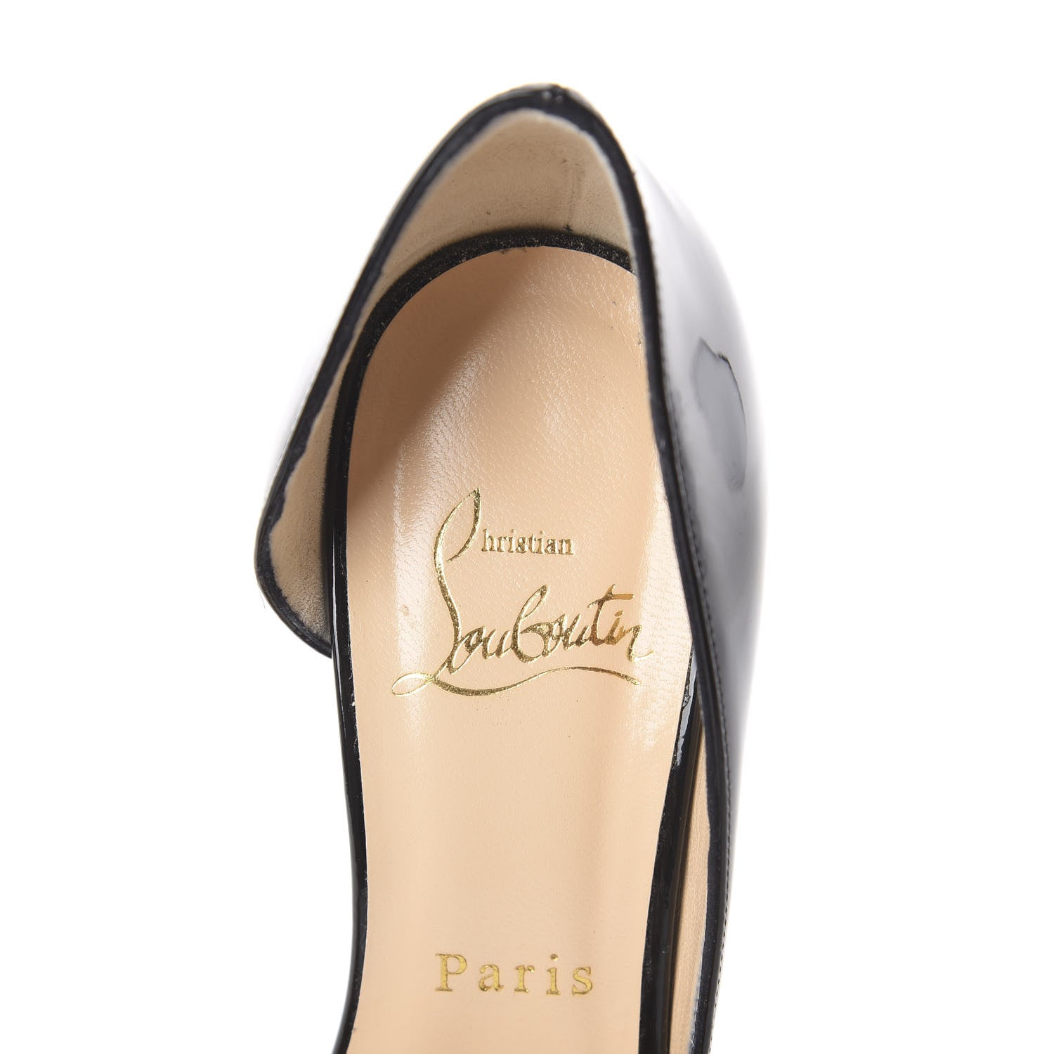 Christian Louboutin Patent Iriza 100 Pumps 36 Black 5 of 7