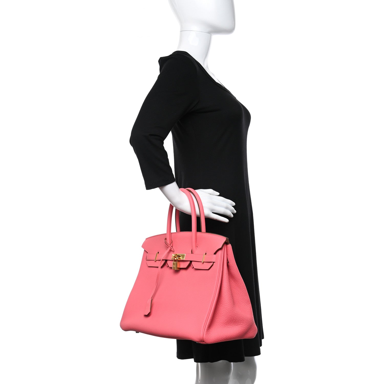 Hermes Togo Birkin 35 Rose Lipstick 2 of 11