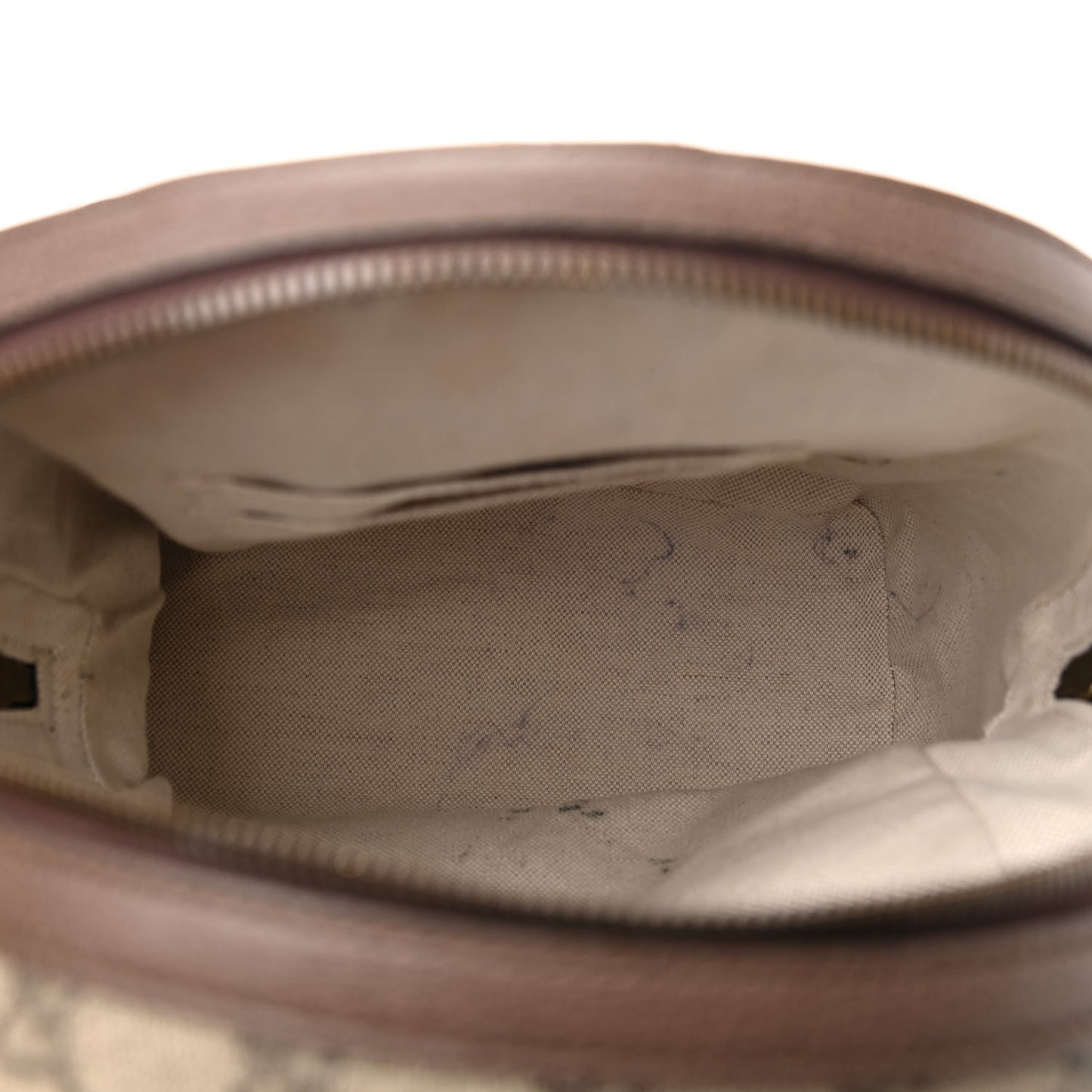 GG Supreme Monogram Calfskin Web Small Ophidia Day Backpack Beige Ebony New Acero