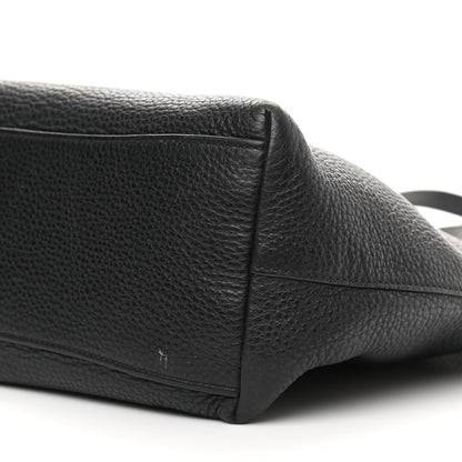 Prada Vitello Phenix Embossed Logo Tote Black 9 of 16