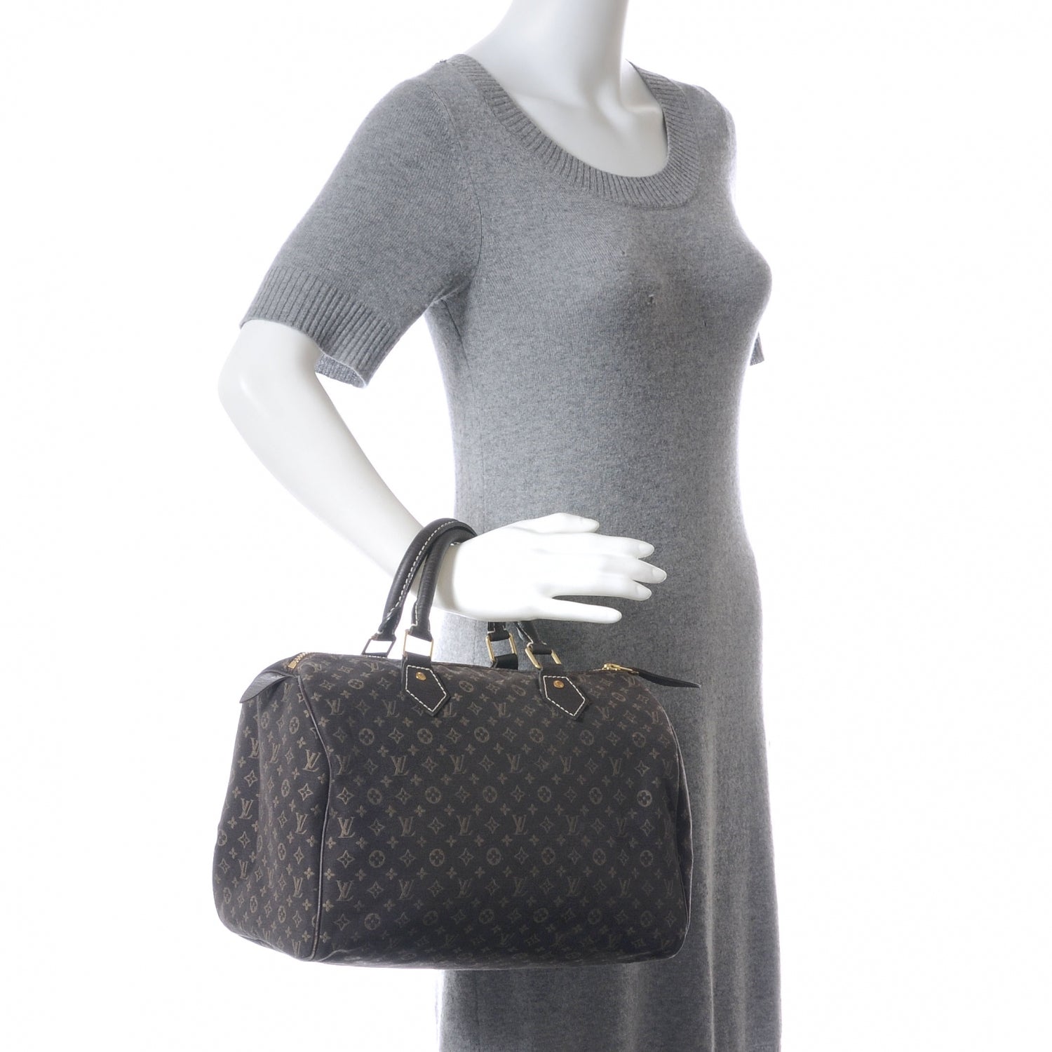 Louis Vuitton Mini Lin Speedy 30 Ebene 2 of 7