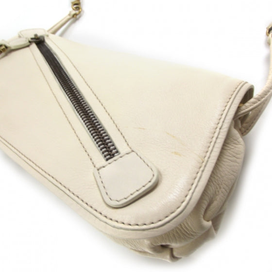 FASHIONPHILE SALVATOREFERRAGAMOLeatherTasselShoulderBagIvory 5 of 10
