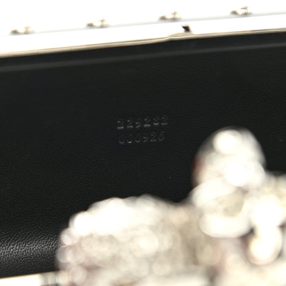 Alexander McQueen Nappa Studded Skull Knuckle Box Clutch Black 7 of 7