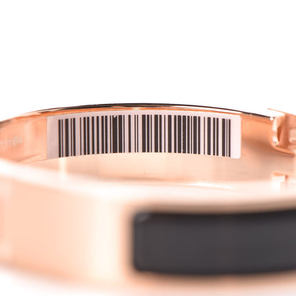Hermes Enamel Narrow Clic Clac H Bracelet PM Black 5 of 6