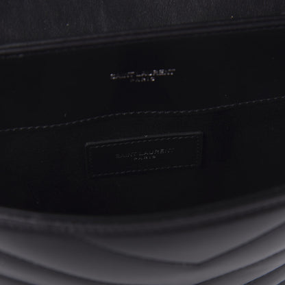 Saint Laurent Calfskin Y Quilted Monogram Loulou Document Holder Black 8 of 9