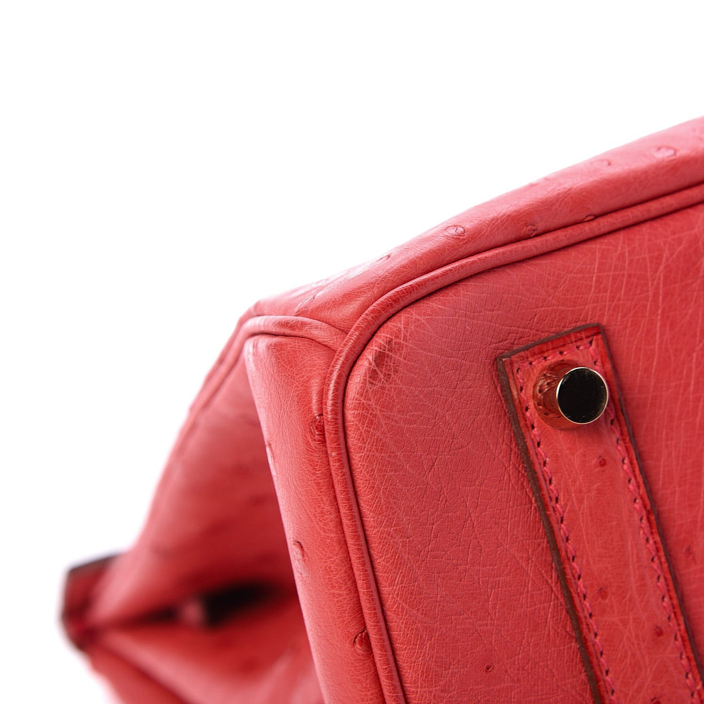 Ostrich Birkin 35 Rouge Vif
