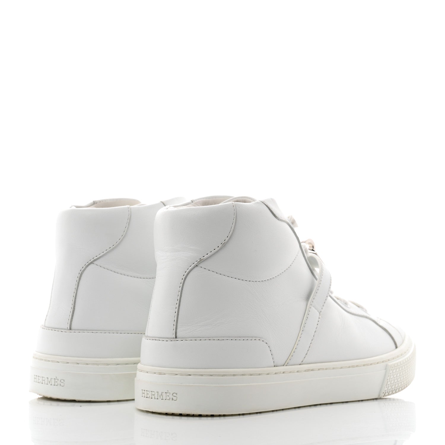 Hermes Calfskin Womens Daydream Sneakers 35.5 White 4 of 8