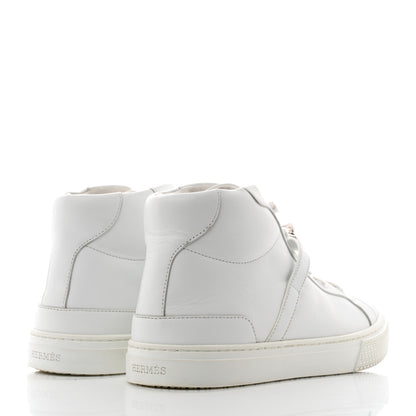 Hermes Calfskin Womens Daydream Sneakers 35.5 White 4 of 8