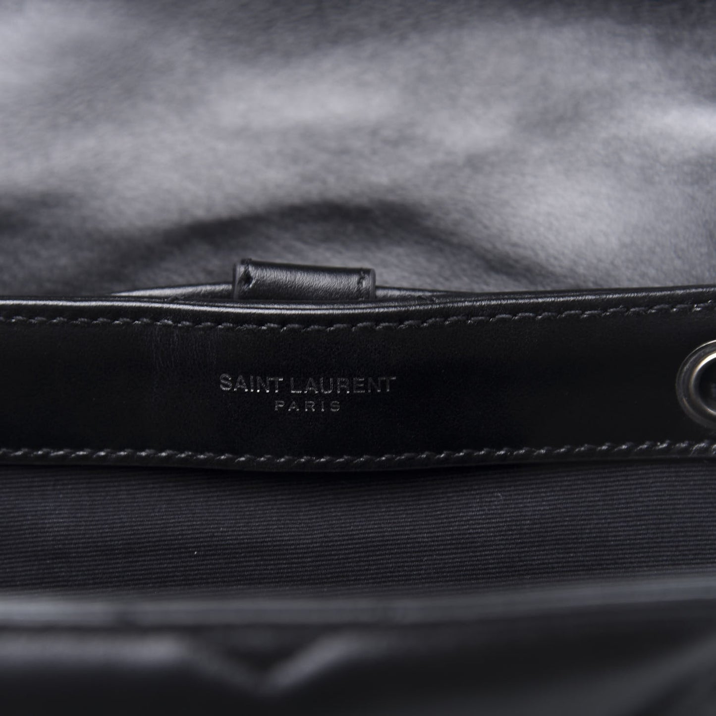 Calfskin Y Quilted Monogram Small Loulou Backpack Black