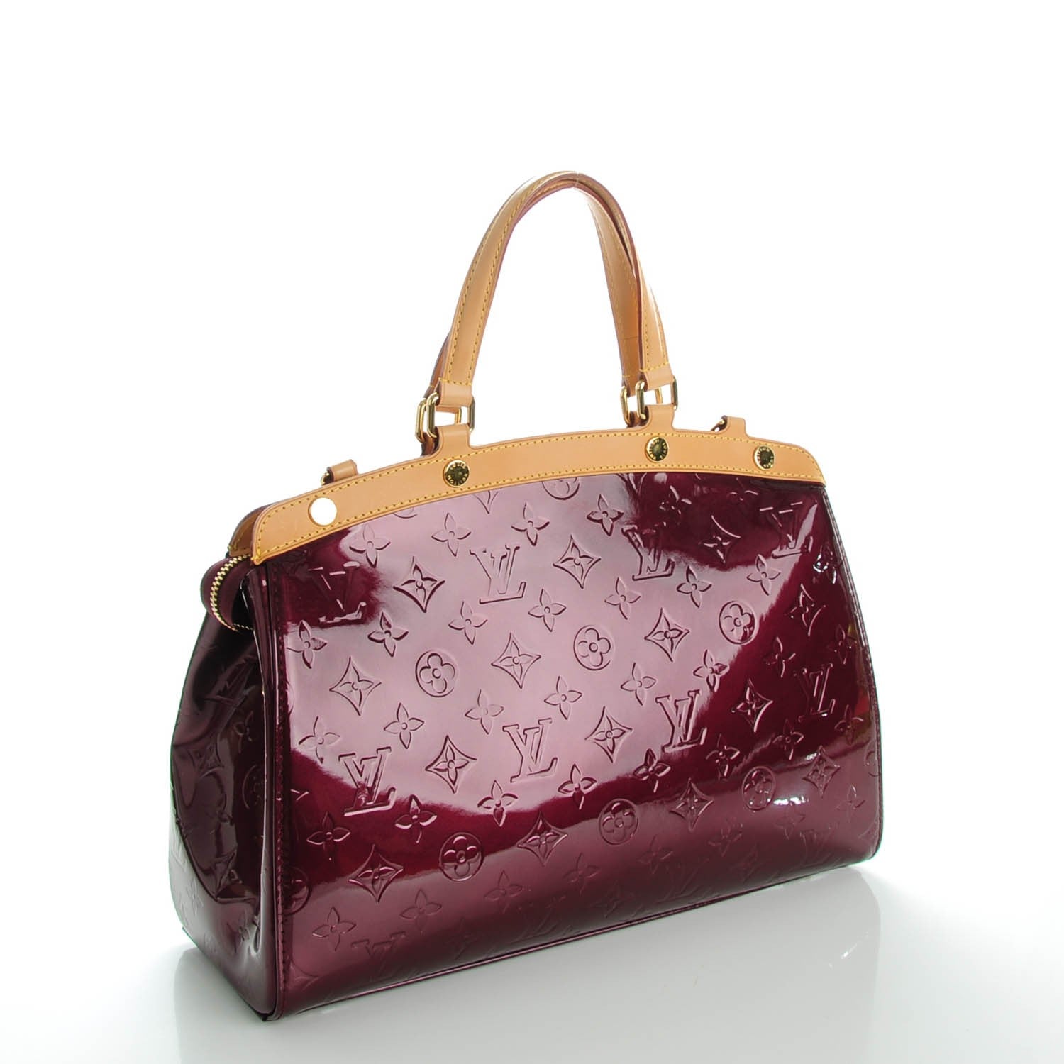 Louis Vuitton Vernis Brea MM Rouge Fauviste 3 of 7