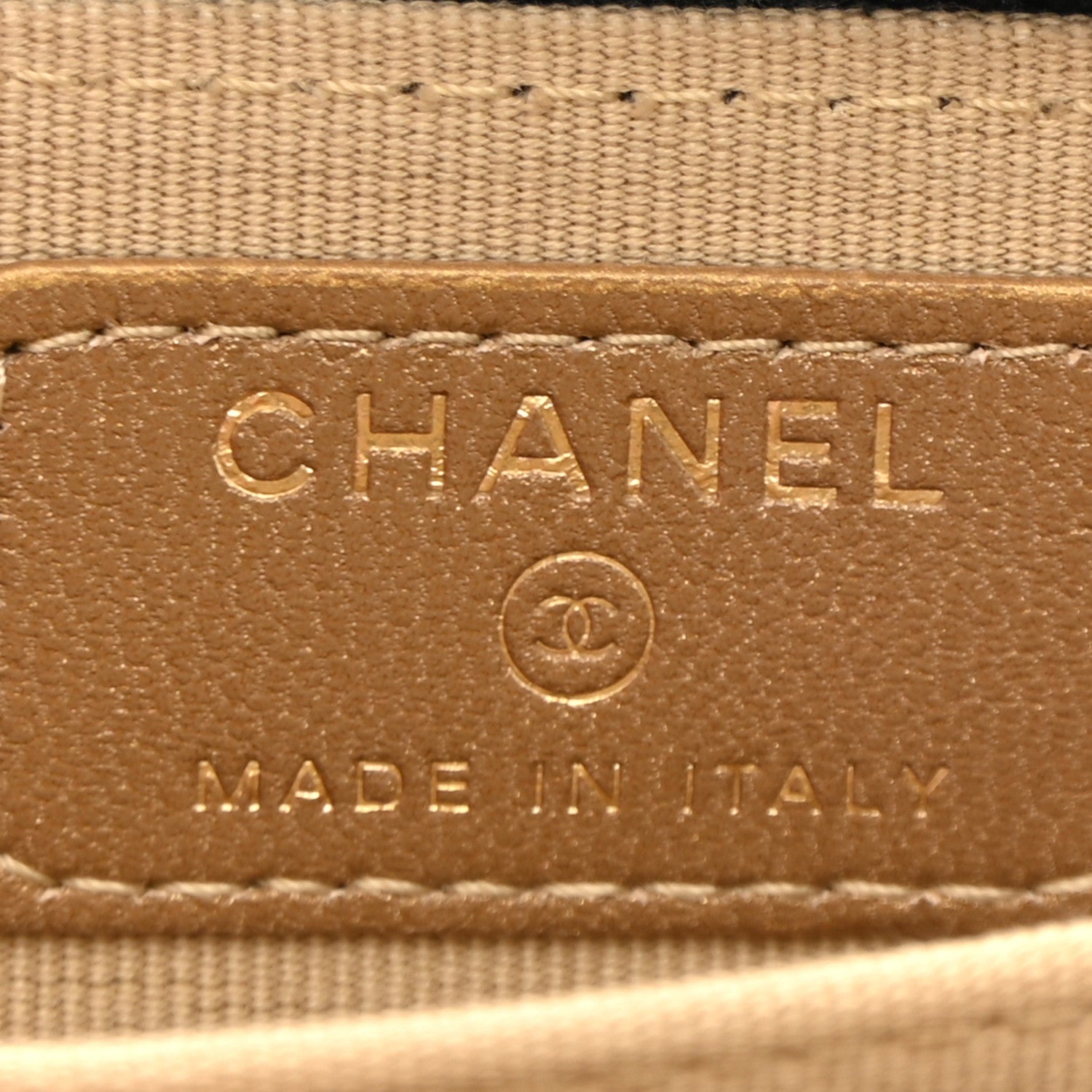 Chanel Lambskin Quilted CC Pearl Crush Zip Card Holder On Chain Black 5 of 10