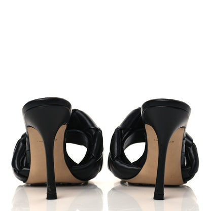Bottega Veneta Nappa Maxi Intrecciato Lido Mule Sandals 40 Black 5 of 9