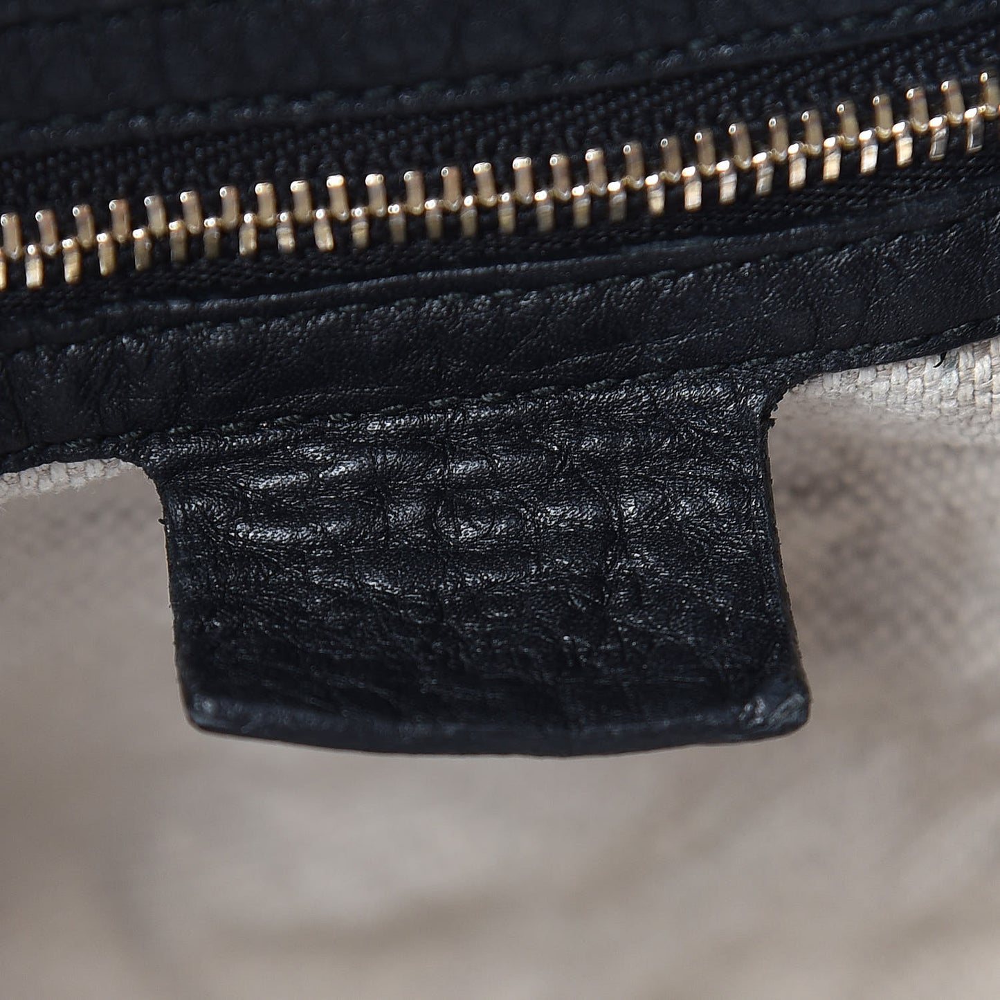 Pebbled Calfskin Medium Soho Chain Shoulder Bag Black