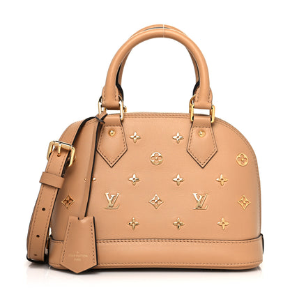 Louis Vuitton Calfskin Metal Monogram Alma BB Camel Brown 1 of 11