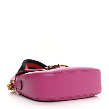 Gucci Calfskin Medium Lady Web Shoulder Bag New Rosette 4 of 8