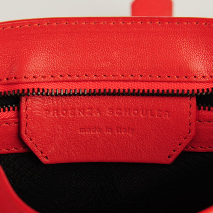 Proenza Schouler Lambskin PS1 Mini Pouch Messenger Bag Deep Coral 6 of 12