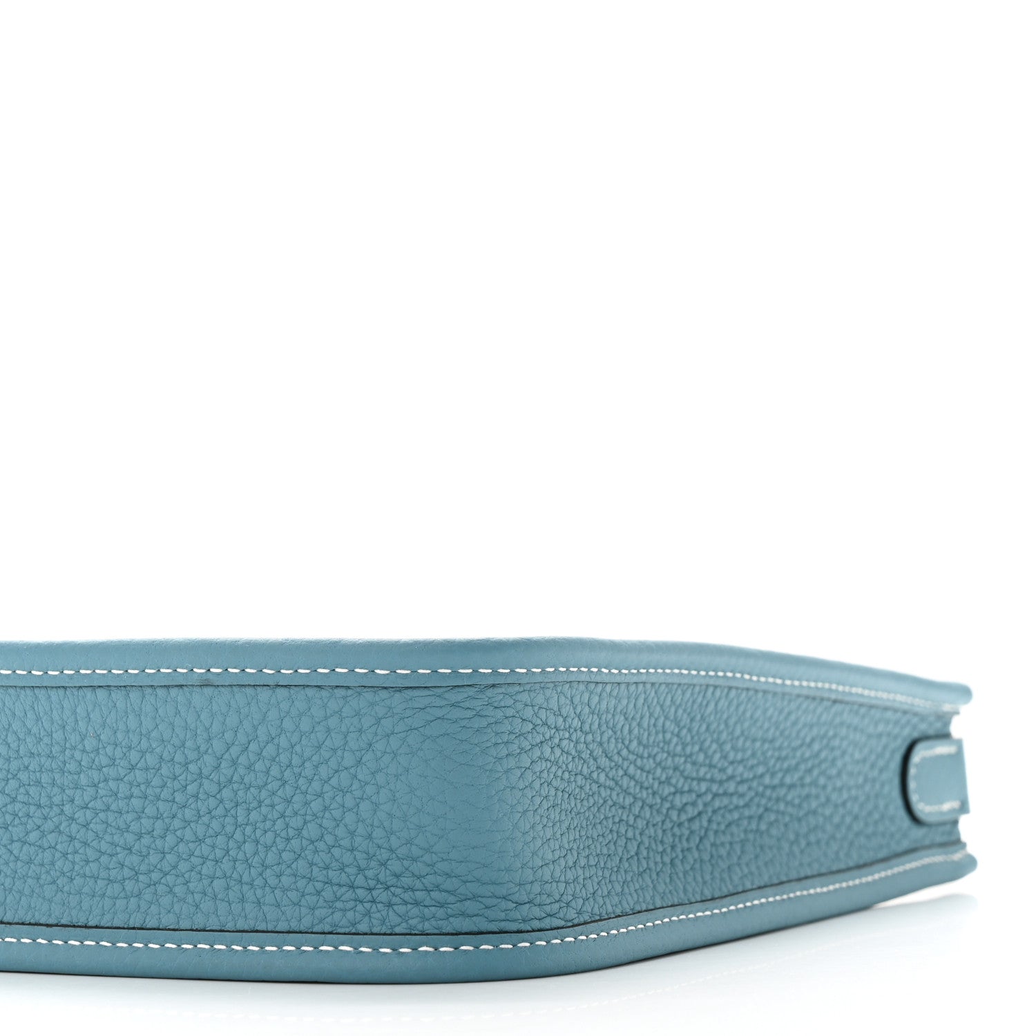 Hermes Taurillon Clemence Evelyne TPM New Blue Jean 10 of 11