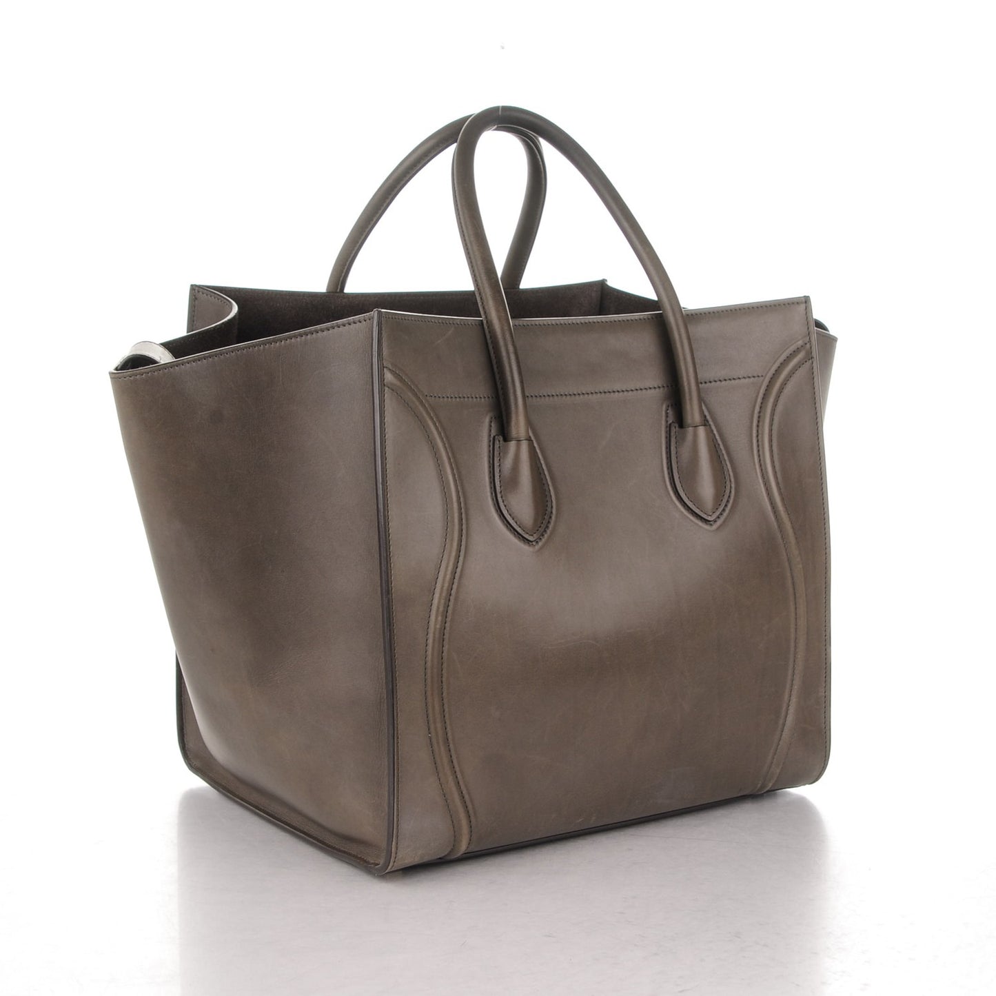 Natural Calfskin Medium Phantom Luggage