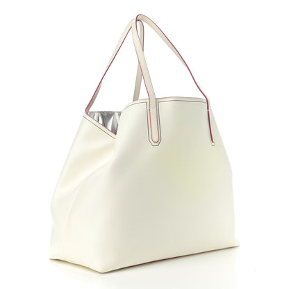 Jimmy Choo Canvas English Bull Terrier Print Medium Sara Tote White Multicolor 4 of 12