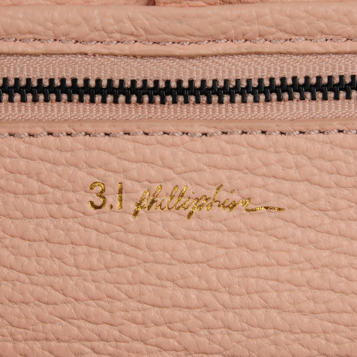 3.1 Textured Calfskin Large Pashli Satchel Blush