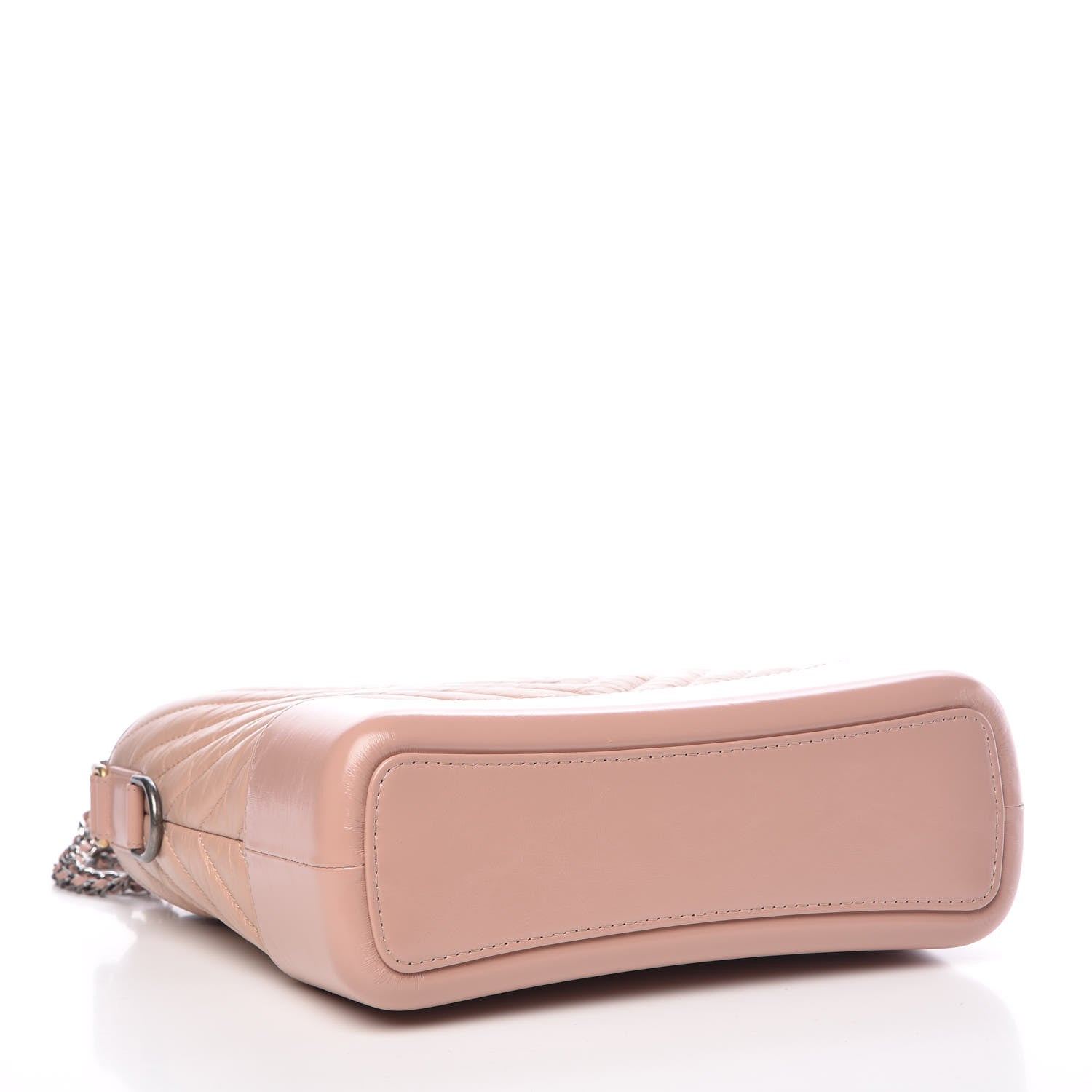 Chanel Aged Calfskin Chevron Quilted Medium Gabrielle Hobo Pink 4 of 10