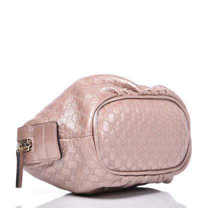 Gucci Metallic Microguccissima GG Cosmetic Case Mauve 4 of 7