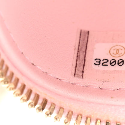 Chanel Caviar Quilted Mini Vanity Case With Chain Light Pink 7 of 11