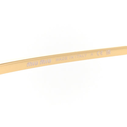 Miu Miu Metal Aube Sunglasses SMUA51 Gold 5 of 7