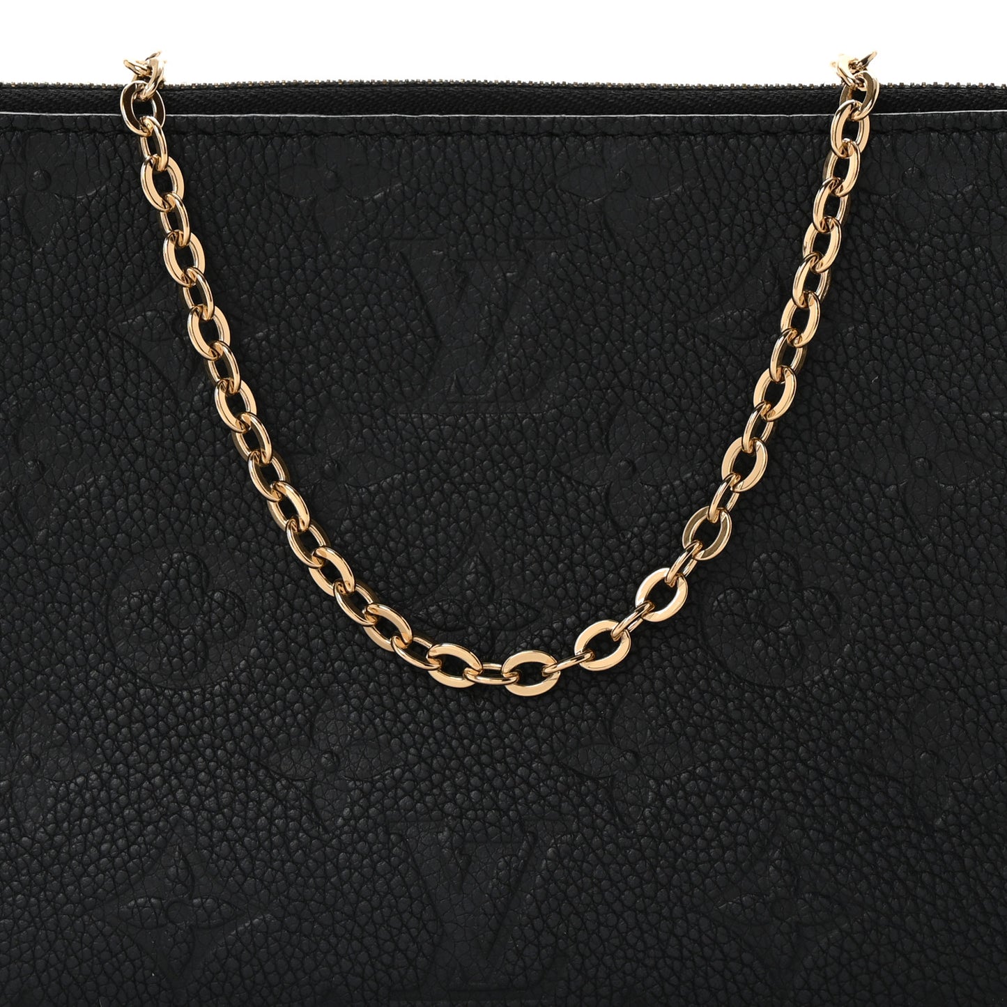 Empreinte Double Zip Pochette Black