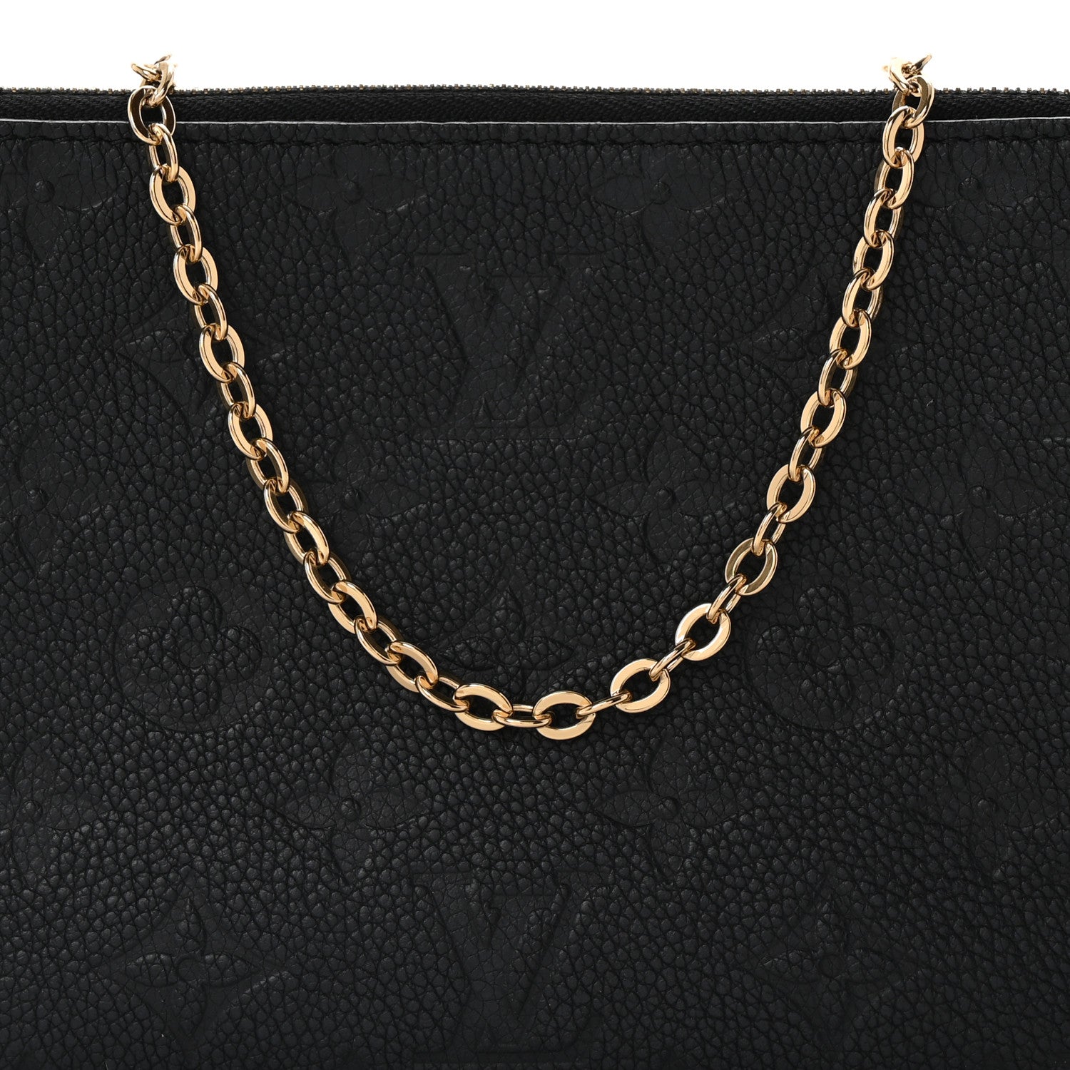 Louis Vuitton Empreinte Double Zip Pochette Black 8 of 16