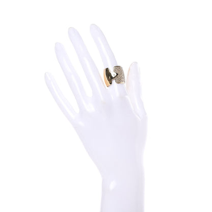 Louis Vuitton Encrusted Ring M Gold 2 of 4