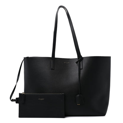 Saint Laurent Calfskin Large Shopping Tote Black 1 of 14